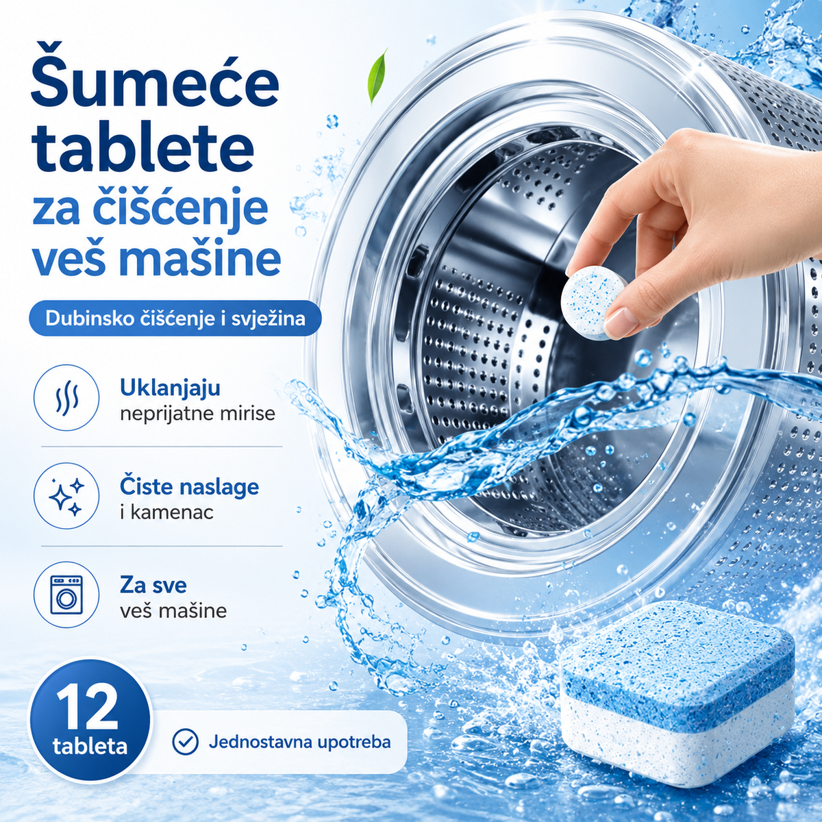 Washer Clean Tablets - Tablete za čišćenje veš mašine