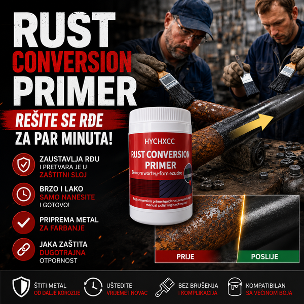 Rust Conversion Primer – zaustavite rđu za samo nekoliko minuta