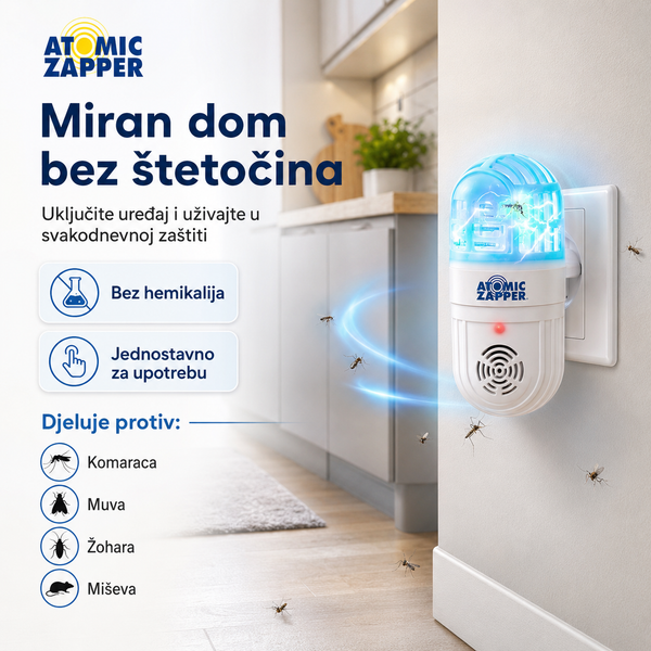 Ultrazvučni elektronski rastjerivač štetočina