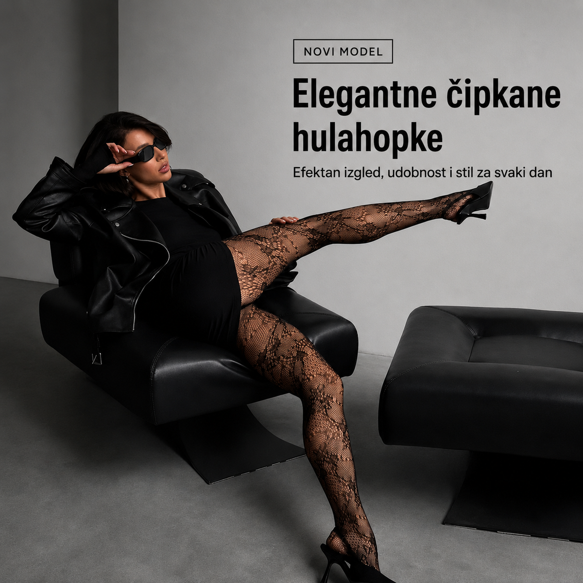 Mrežaste Čarape „Luxe Lace“ – Elegancija koja privlači poglede