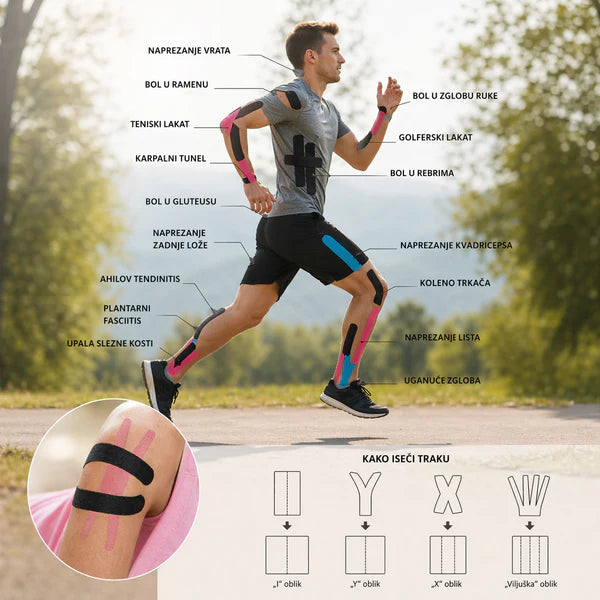 Kinesio Flex Trake - BESPLATNA DOSTAVA