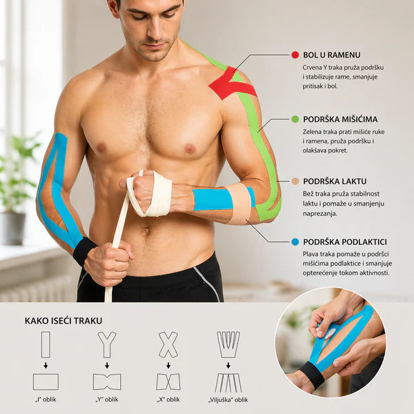 Kinesio Flex Trake - BESPLATNA DOSTAVA