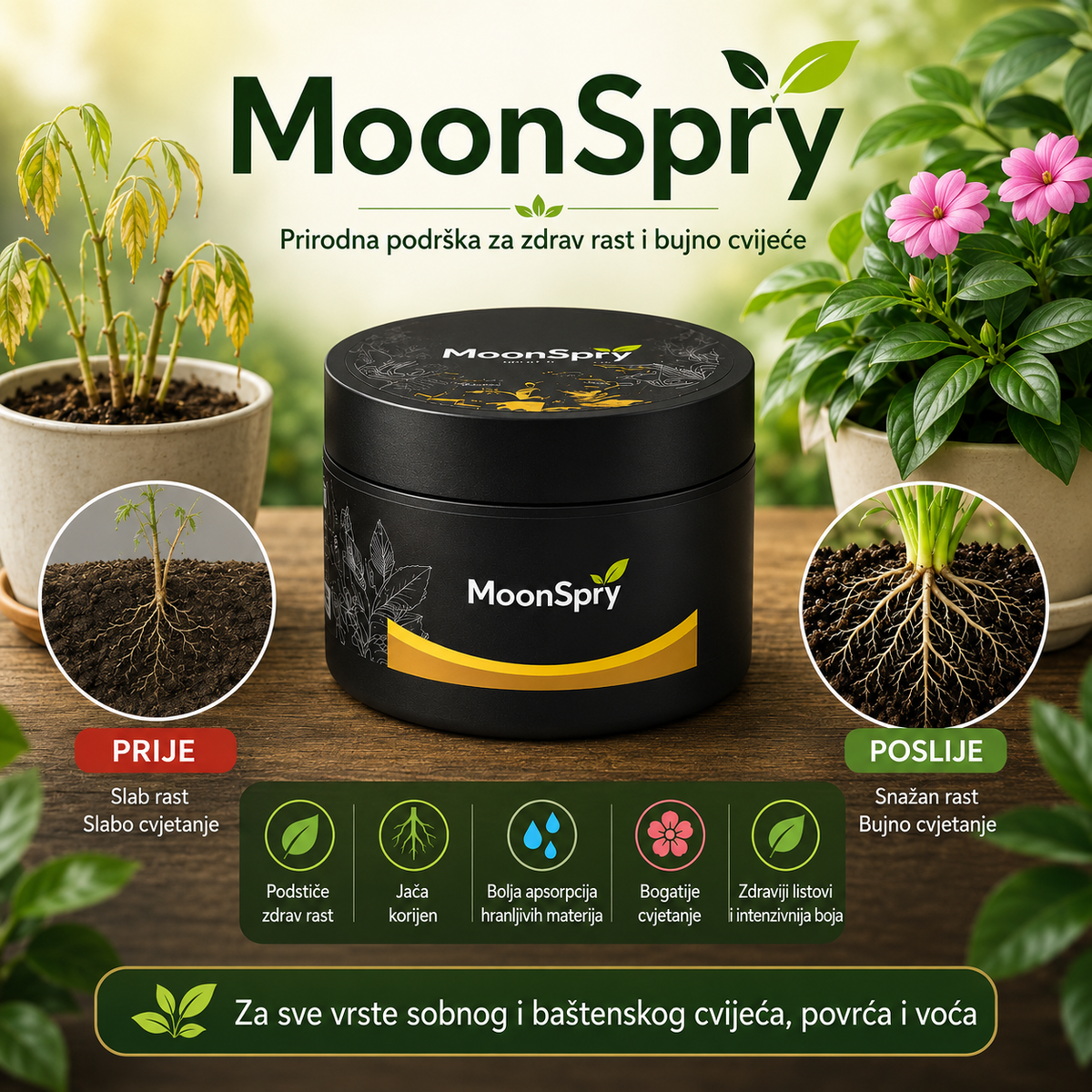 MoonSpry  – podrška za bujniji rast i zdravije biljke