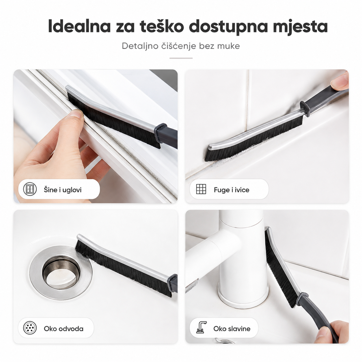 Četke za čišćenje teško dostupnih mjesta