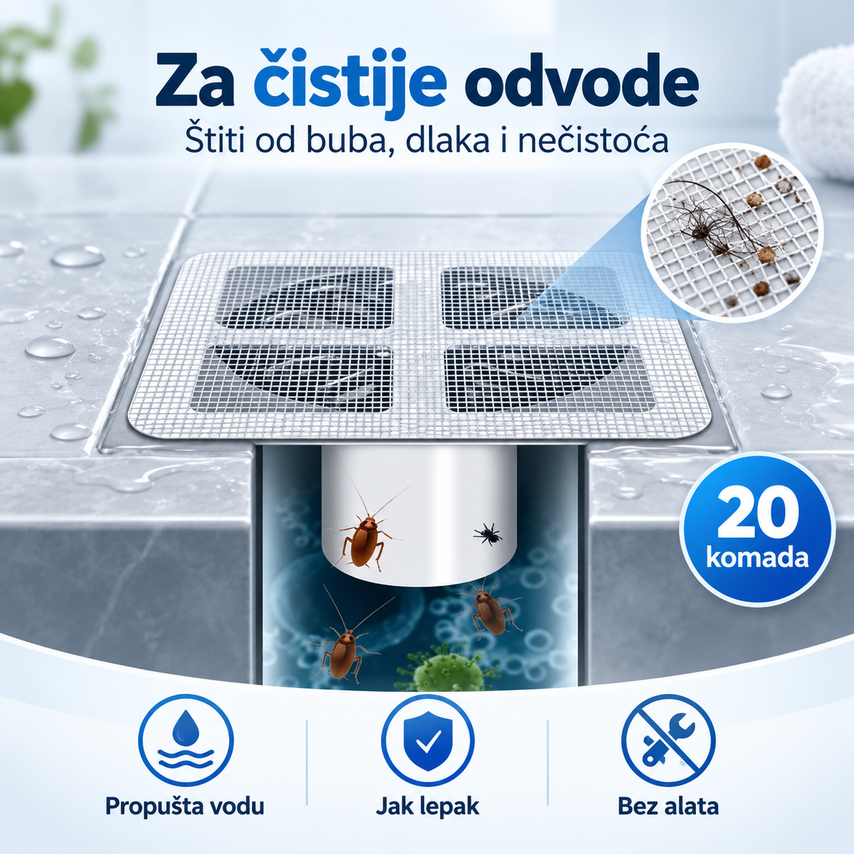 Mrežice za odvode
