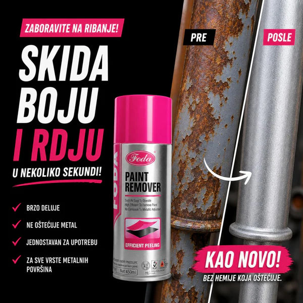 Rust-Buster - Sprej za uklanjanje rđe i boje